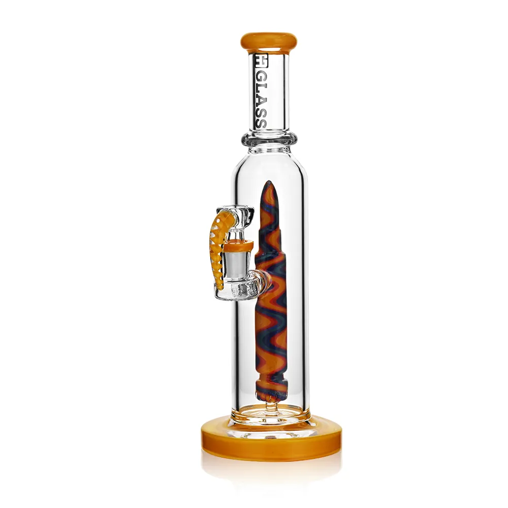 EG-36 Straight Tube Bong in yellow color