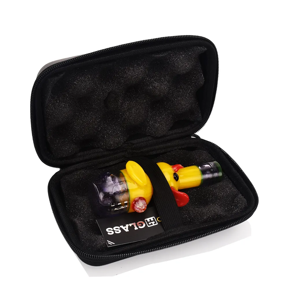 EG Fancy Yellow Duck Hand Pipe - Image 2