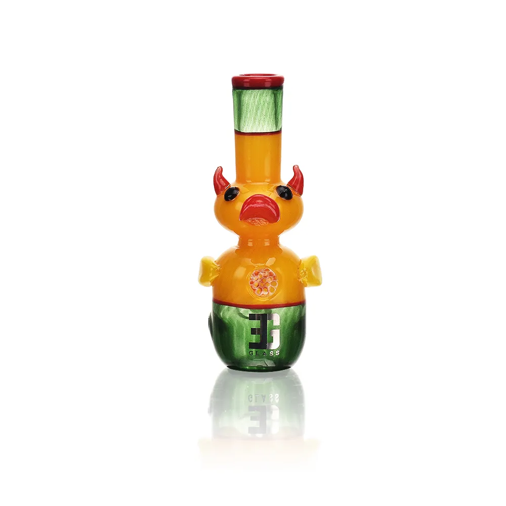 EG Fancy Yellow Duck Hand Pipe - Image 3