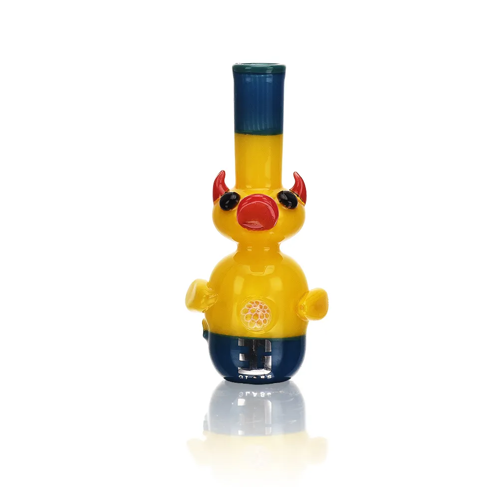 EG Fancy Yellow Duck Hand Pipe - Image 4