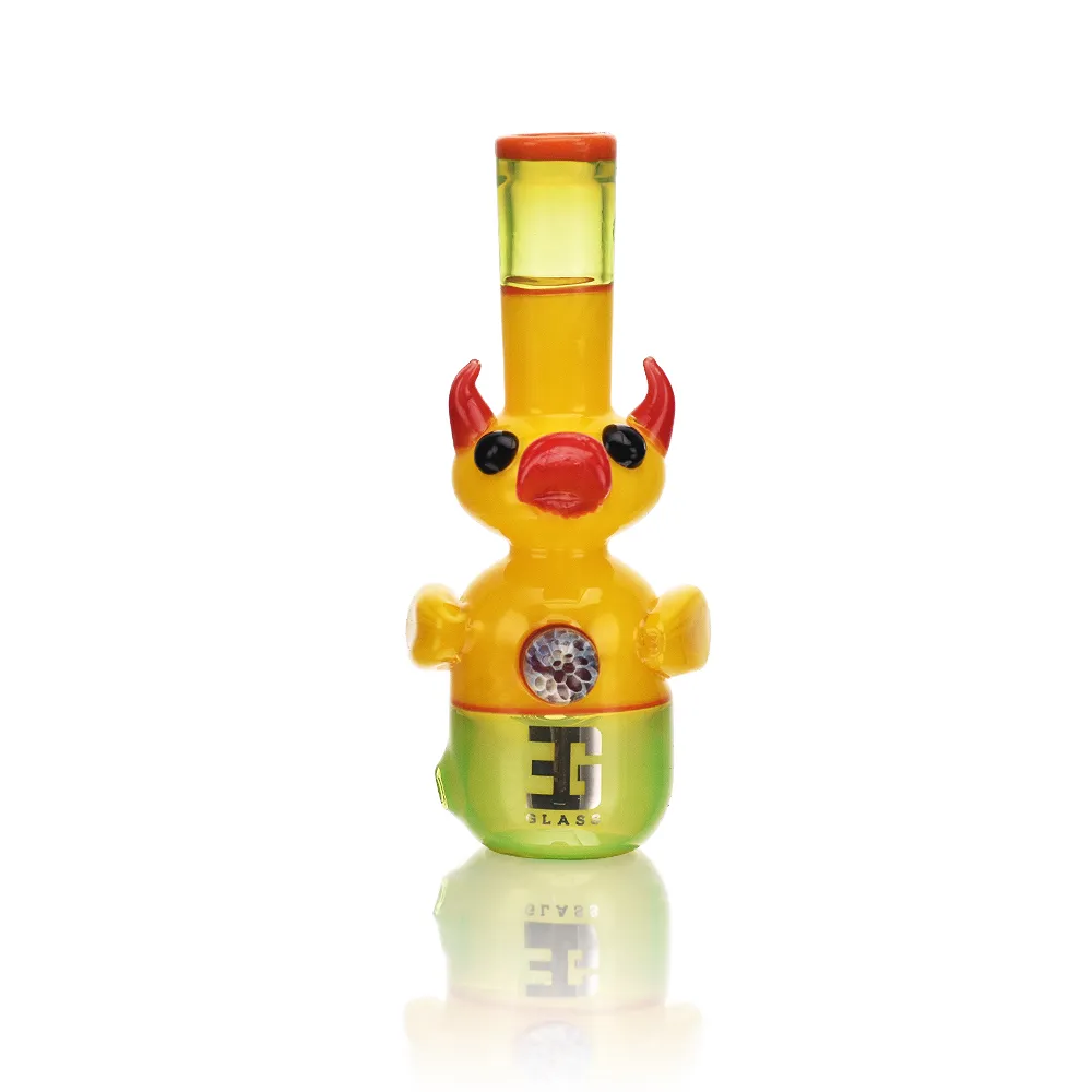 EG Fancy Yellow Duck Hand Pipe - Image 6