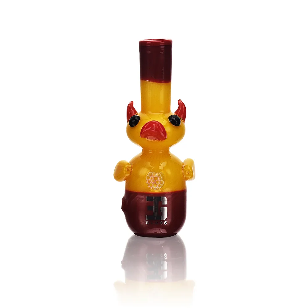 EG Fancy Yellow Duck Hand Pipe - Image 8