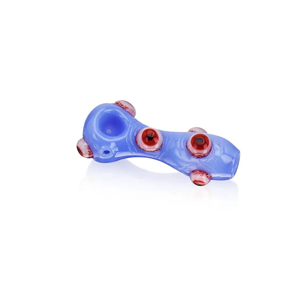 EG Red Eyeballs Solid Weed Pipe - Image 4