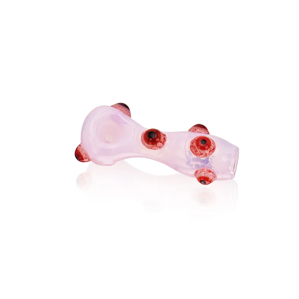EG Red Eyeballs Solid Weed Pipe - Image 3